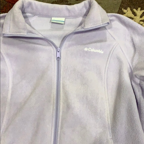 Light purple fleece zip up - Picture 2 of 4